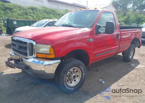 1999 Ford F350 Lariat/Xl/Xlt из США, поврежденный, VIN 1FTSF31F9XEC17880